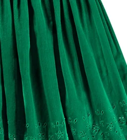 Nederdel - Fløjl - Bellis - Sporting Green|Molo Hot