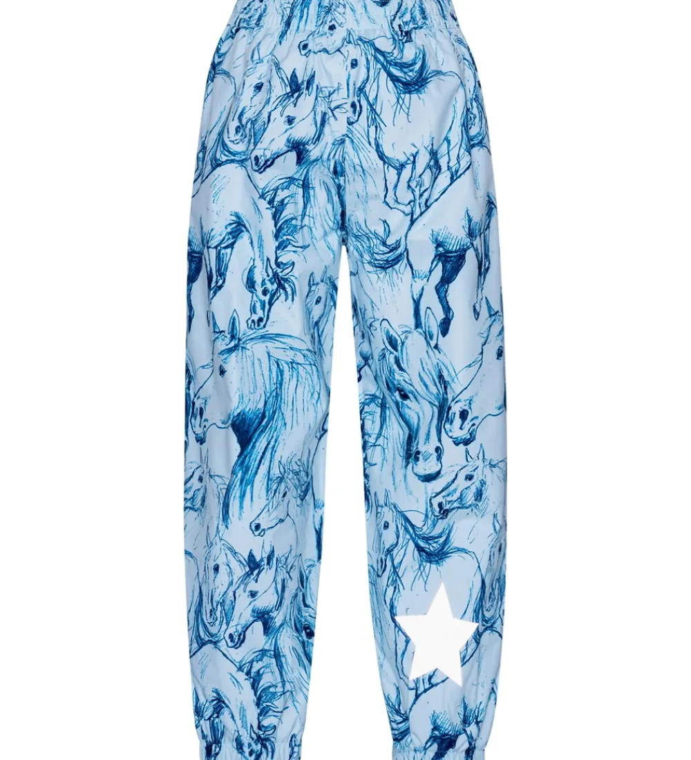 Regnbukser - PE - Waits - Sky Blue Horses|Molo Online
