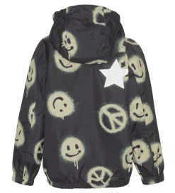 Regnjakke - Waiton - Happy Peace|Molo Clearance
