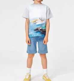 Shorts - Denim - Ali - Soft Denim Blue|Molo Discount