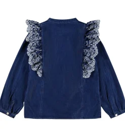 Skjorte - Denim - Raphaella - Oak Embroidery|Molo Clearance