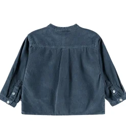 Skjorte - Fløjl - Enoz - Evening Sky|Molo Outlet