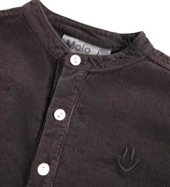 Skjorte - Fløjl - Enoz - Dark Cocoa|Molo Best