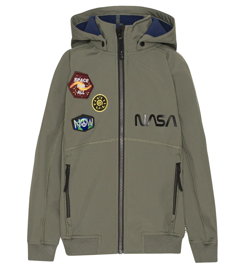 Softshelljakke - Cloudy - Dusty Green|Molo New