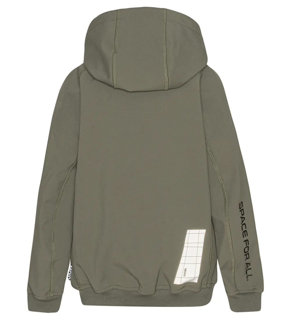 Softshelljakke - Cloudy - Dusty Green|Molo New