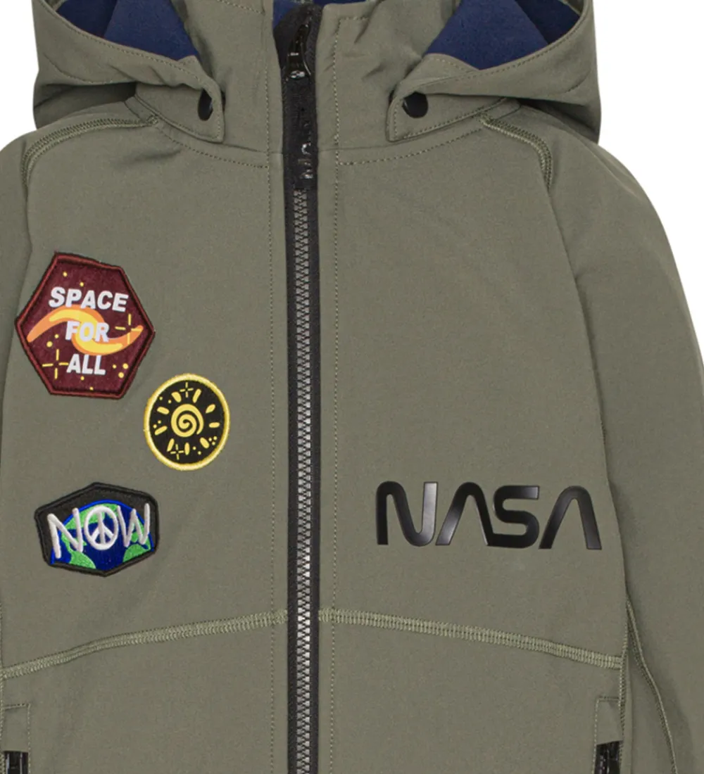 Softshelljakke - Cloudy - Dusty Green|Molo New