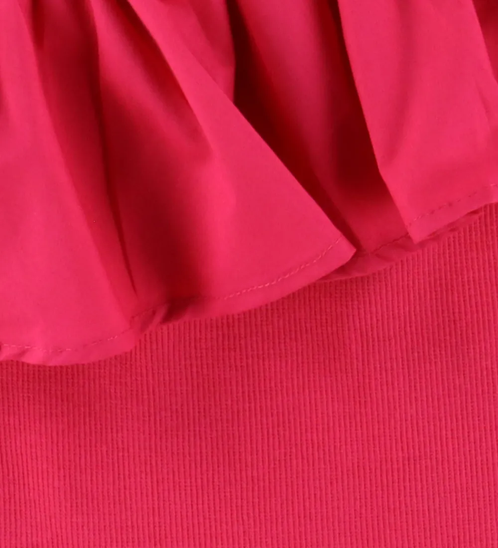 Top - Rib - Rebecca - Bright Rose|Molo Hot