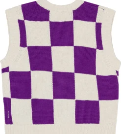 Vest - Strik - Gitta - Purple Shell Check|Molo Best