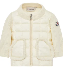 Cardigan - Uld/Dun - Hvid|Moncler Online
