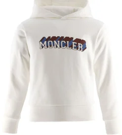 Hættetrøje - Hvid m. Print|Moncler Discount