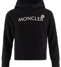 Hættetrøje - Sort m. Hvid|Moncler Clearance