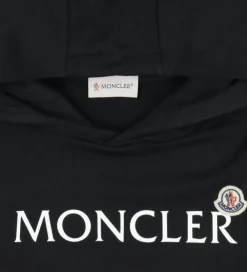 Hættetrøje - Sort m. Hvid|Moncler Clearance