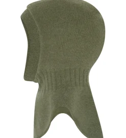 Elefanthue - Strik - Rib - 2-lags - Uld - Olivine|MP Outlet