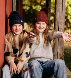 Hue - Rib - Strik - Uld/Bambus - Wine Red m. Kvast|MP