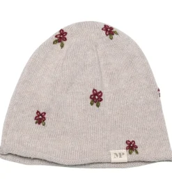 Hue - Uld - Strik - Floral - Beigemeleret|MP Online