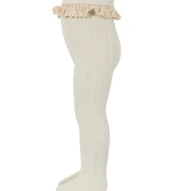 Strøebukser - Uld - Berta - Ecru m. Blonde|MP Discount