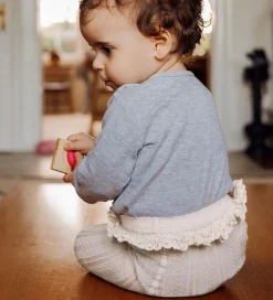 Strøebukser - Uld - Berta - Ecru m. Blonde|MP Discount