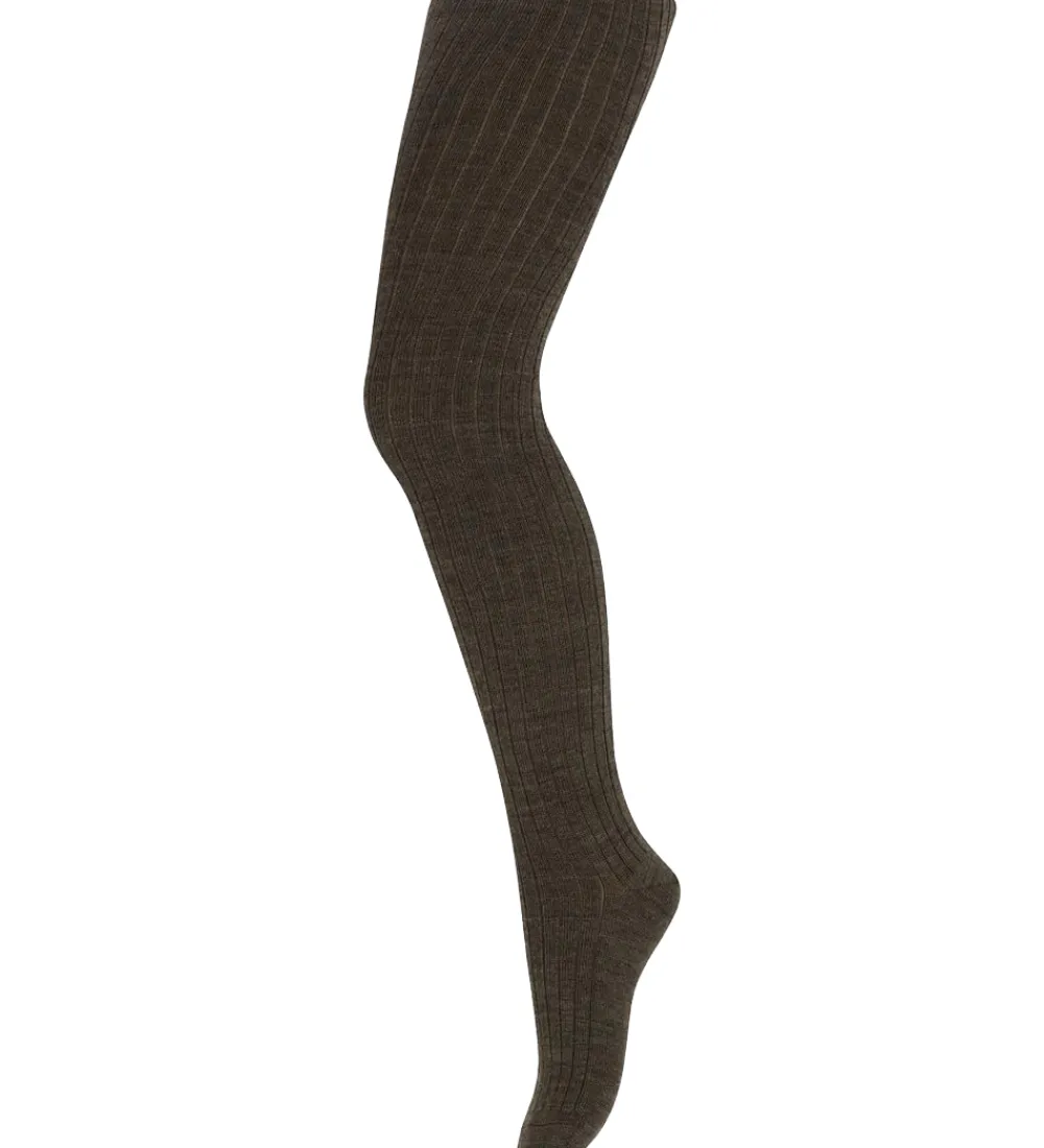 Strøebukser - Uld - Rib - Brown Melange|MP Best