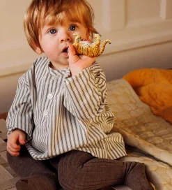 Strøebukser - Uld - Rib - Brown Melange|MP Best