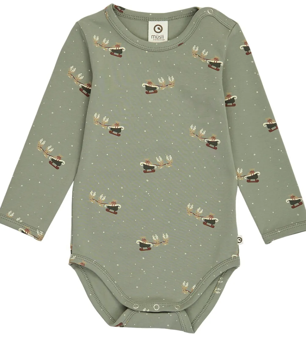 Body l/æ - Christmas - Shadow/Deep Green/Balsam Cream|Müsli Clearance