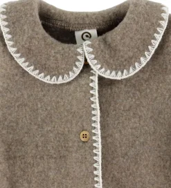 Køredragt - Uldfleece - Brown Melange|Müsli Sale