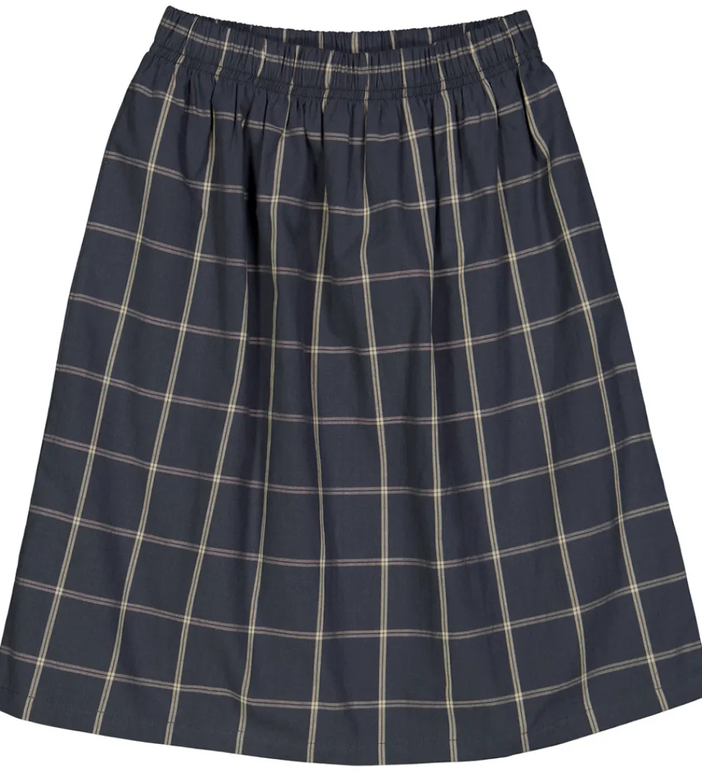 Nederdel - Check - Night Blue/Cashmere|Müsli Best