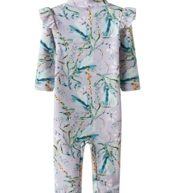 Badeheldragt - NmfZila - UV40+ - Orchid Bloom|Name It Sale