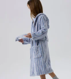 Badekåbe - Velour - NkfRose - Kentucky Blue|Name It New