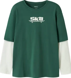 Bluse - NkmVarto - Bistro Green/Skate8|Name It Best
