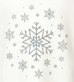 Bluse - NmfViparty - Cloud Dancer/Snowflakes|Name It Online