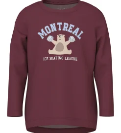 Bluse - NmfVix - Burgundy/Montreal|Name It New