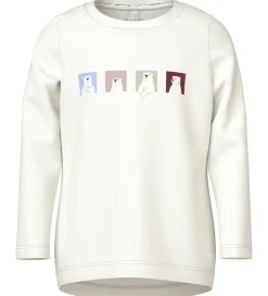 Bluse - NmfVix - Cloud Dancer/Polar Bears|Name It