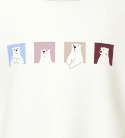 Bluse - NmfVix - Cloud Dancer/Polar Bears|Name It