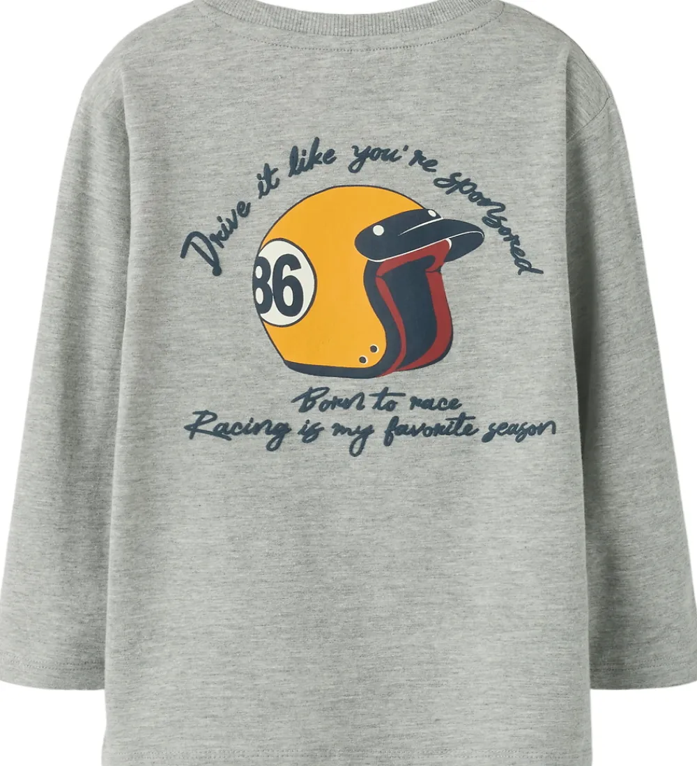 Bluse - Nmmradolf - Grey Melange|Name It