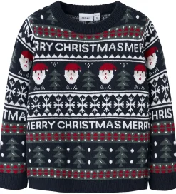 Bluse - NmnRastokka - Strik - Dark Sapphire|Name It Hot