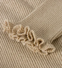 Bluse - Rib - Glitter - NkfRiaglitter - Cement|Name It