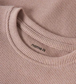 Bluse - Rib - NmfSiclo - Glitter - Keepsake Lilac|Name It Sale