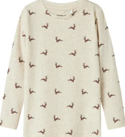 Bluse - Rib - NmnRoko - Peyote Melange|Name It Discount