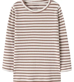 Bluse - Rib - Noos - NmnBani - Toasted Coconut|Name It Hot