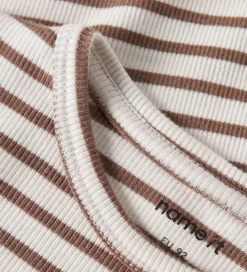 Bluse - Rib - Noos - NmnBani - Toasted Coconut|Name It Hot