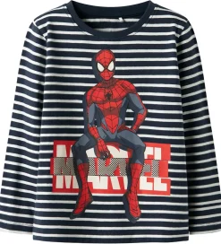 Bluse - Spider-Man - NmmOdys - Navy Blazer|Name It Best