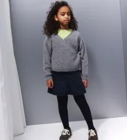 Bluse - Strik - NkfSanie - Grey Melange|Name It