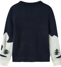 Bluse - Strik - NknRebo - Navy Blazer|Name It Discount