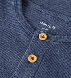 Bluser - Rib - NbmKab - Vintage Indigo/Melange|Name It Best