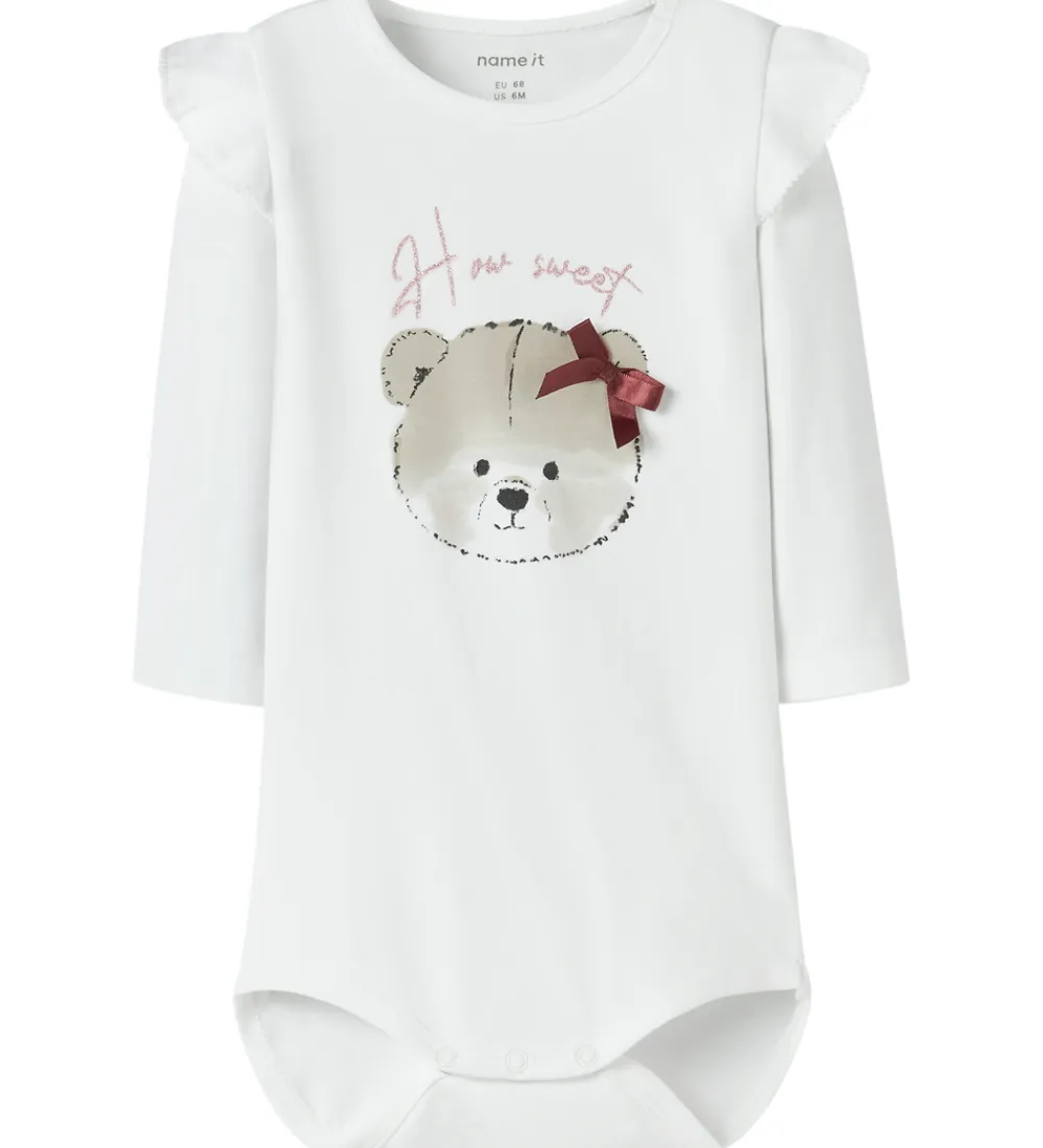 Body l/æ - NbfRindy - Bright White|Name It Clearance