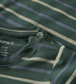 Body l/æ - NbmVroels - Bistro Green/Stripes|Name It Best