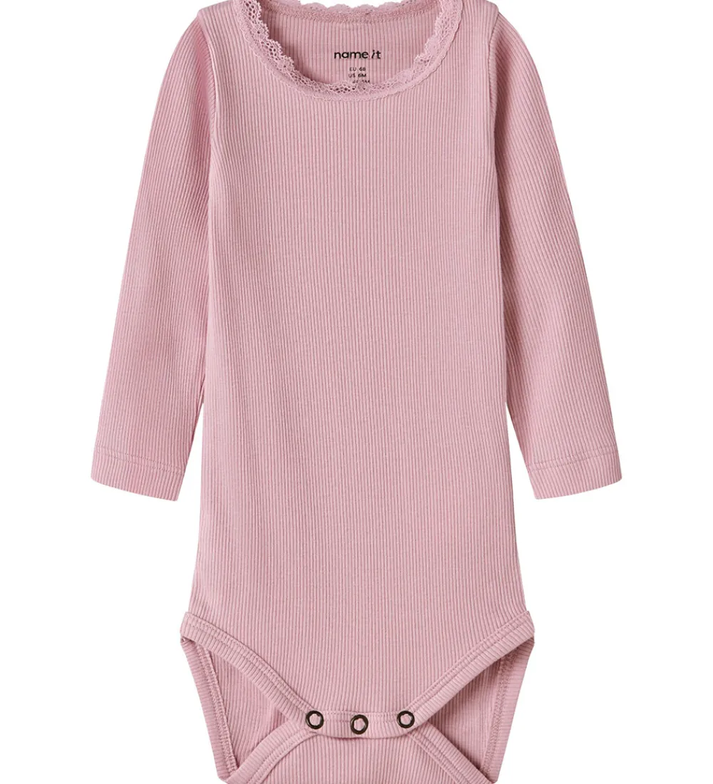 Body l/æ - Noos - Rib - NbfKab - Fragrant Lilac|Name It New
