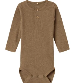 Body l/æ - Rib - NbmKab - Toasted Coconut/Melange|Name It Sale