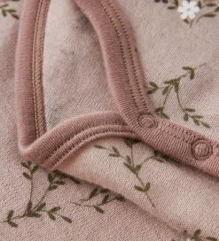 Body l/æ - Uld - NbfWillow - Shadow Gray/Long Flower|Name It Sale