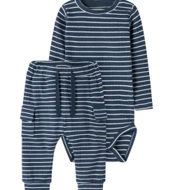 Bodysæt - Body/Bukser - Rib - NbmOconnor - Insignia Blue|Name It New